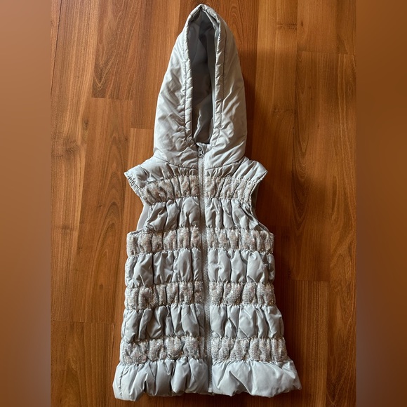 Heart n Crush Girls Sequined girls winter snow puffer vest size XL - Picture 1 of 5